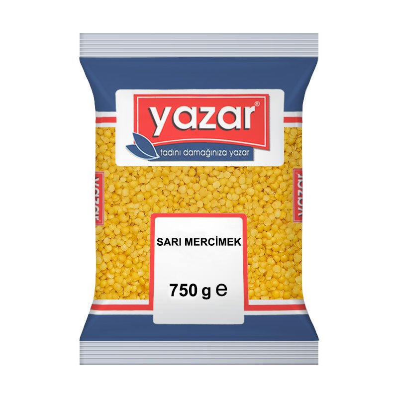 Yazar Sarı Mercimek 750 Gr x 6 Adet